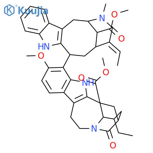 Ibogamine-18-carboxylicacid, 13-methoxy-14-[(3a)-17-methoxy-17-oxovobasan-3-yl]-19-oxo-, methyl ester (9CI) structure
