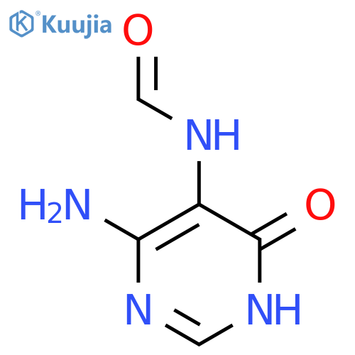 6-Amino-5-formylamino-3H-pyrimidine-4-one structure