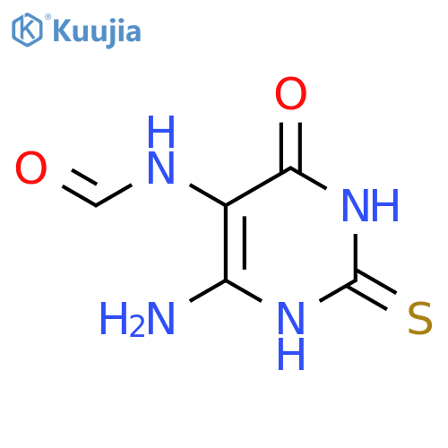 N-(6-amino-4-oxo-2-sulfanylidene-1h-pyrimidin-5-yl)formamide structure