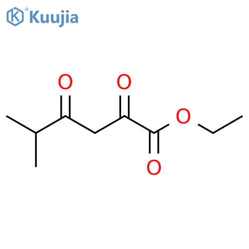 Ethyl 5-methyl-2,4-dioxohexanoate structure