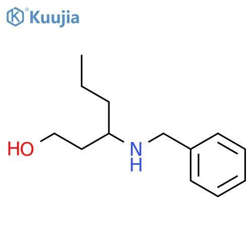 1-Hexanol, 3-[(phenylmethyl)amino]- structure