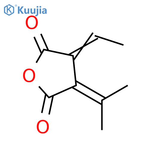 2,5-Furandione, 3-ethylidenedihydro-4-(1-methylethylidene)- structure