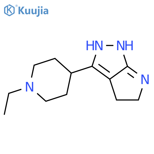 Pyrrolo[2,3-c]pyrazole,3-(1-ethyl-4-piperidinyl)-1,4,5,6-tetrahydro- structure