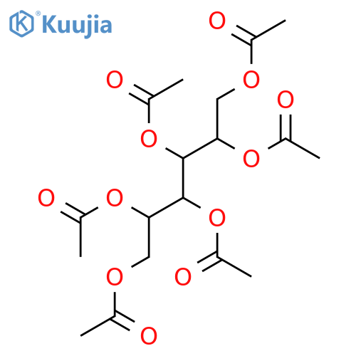 D-Mannitol,1,2,3,4,5,6-hexaacetate structure