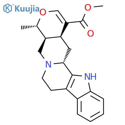 Oxayohimban-16-carboxylicacid, 16,17-didehydro-19-methyl-, methyl ester, (3b,19a,20a)- structure