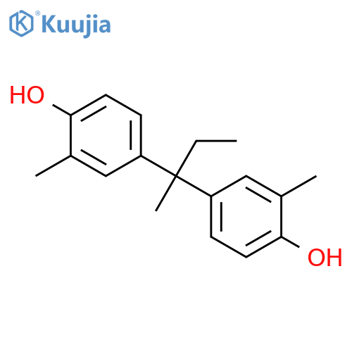 Phenol,4,4'-(1-methylpropylidene)bis[2-methyl- structure