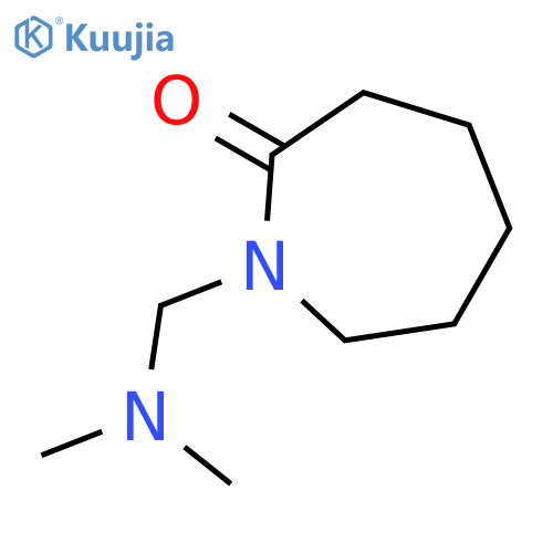 2H-Azepin-2-one, 1-[(dimethylamino)methyl]hexahydro- structure