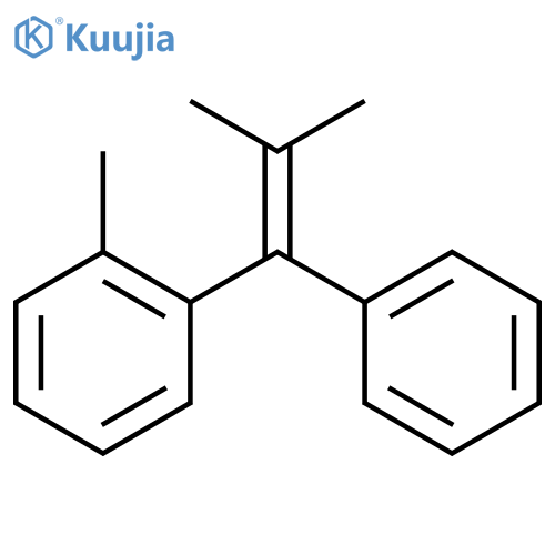 Benzene, methyl(2-methyl-1-phenyl-1-propenyl)- structure