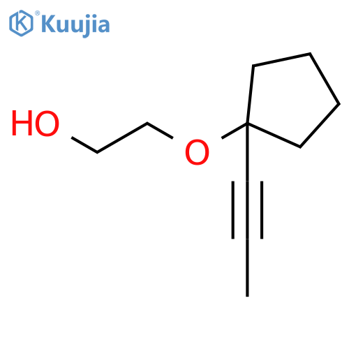 Ethanol, 2-[[1-(1-propynyl)cyclopentyl]oxy]- structure