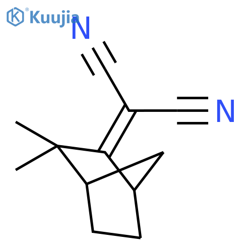 Propanedinitrile, (3,3-dimethylbicyclo[2.2.1]hept-2-ylidene)- structure