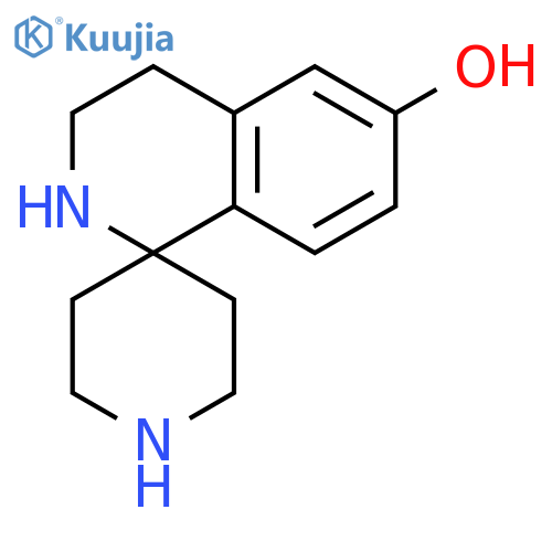 SPIRO[ISOQUINOLINE-1(2H),4'-PIPERIDIN]-6-OL, 3,4-DIHYDRO- structure