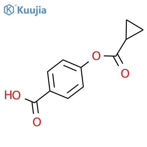 Benzoic acid, 4-[(cyclopropylcarbonyl)oxy]- structure