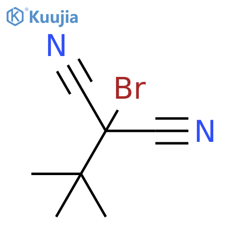 Propanedinitrile, bromo(1,1-dimethylethyl)- structure