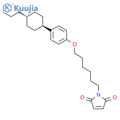 1H-Pyrrole-2,5-dione, 1-[6-[4-(trans-4-propylcyclohexyl)phenoxy]hexyl]- structure