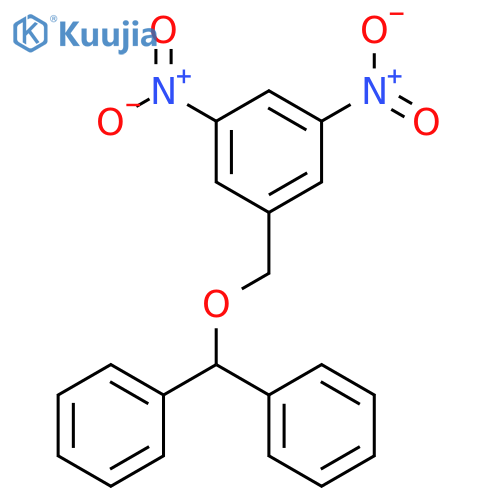 BENZENE, 1-[(DIPHENYLMETHOXY)METHYL]-3,5-DINITRO- structure