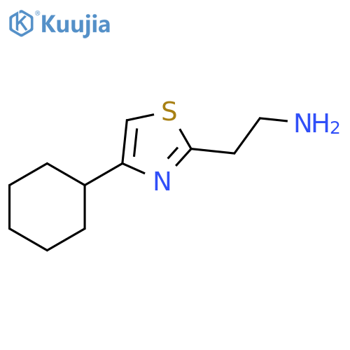 2-(4-cyclohexyl-1,3-thiazol-2-yl)ethan-1-amine structure