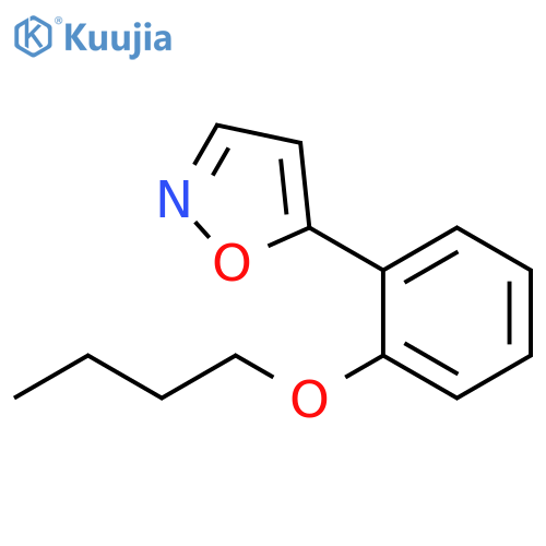 Isoxazole, 5-(2-butoxyphenyl)- structure