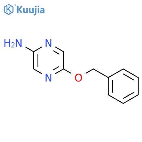 Pyrazinamine, 5-(phenylmethoxy)- structure