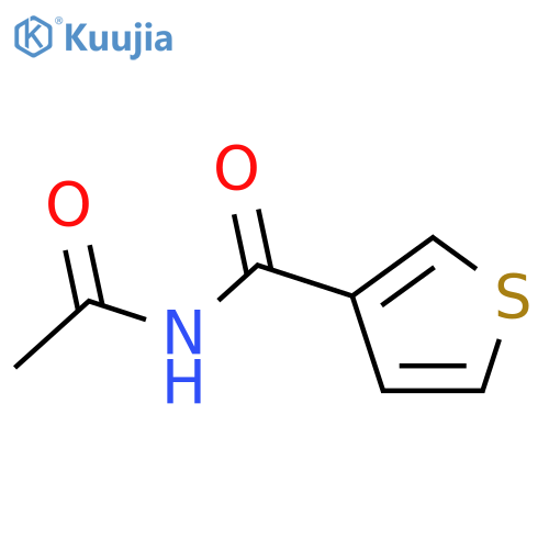 3-THIOPHENECARBOXAMIDE, N-ACETYL- structure