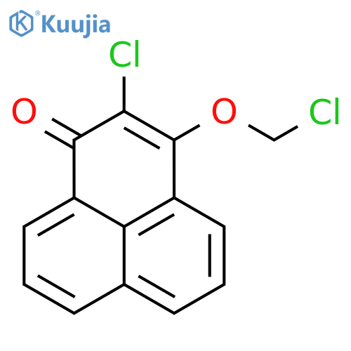 1H-Phenalen-1-one, 2-chloro-3-(chloromethoxy)- structure
