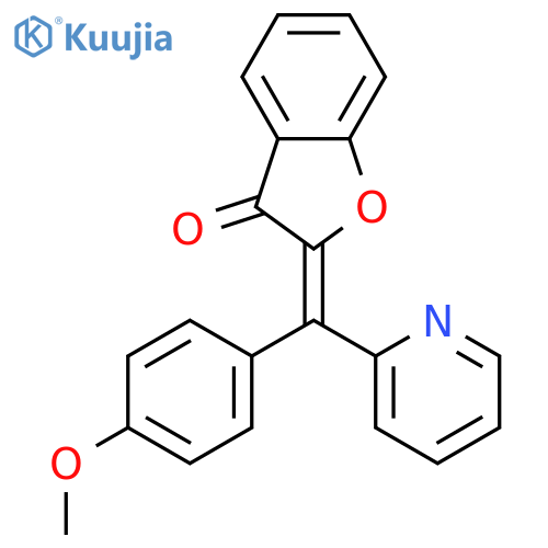 3(2H)-Benzofuranone, 2-[(4-methoxyphenyl)-2-pyridinylmethylene]- structure