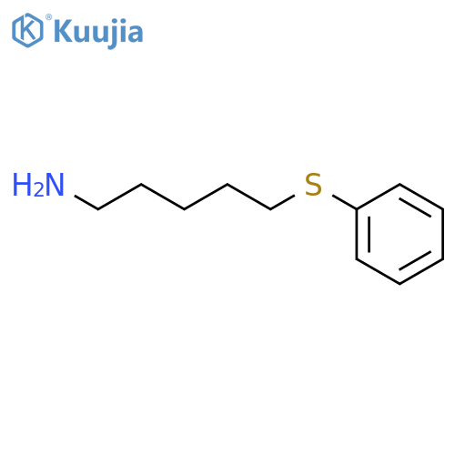 5-(phenylsulfanyl)pentan-1-amine structure