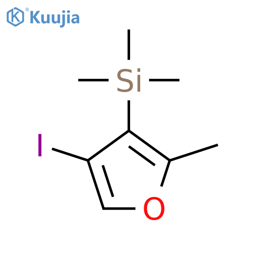 SILANE, (4-IODO-2-METHYL-3-FURANYL)TRIMETHYL- structure