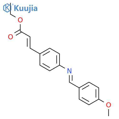 Ethyl 4-(4-Methoxybenzylidene)aminocinnamate structure