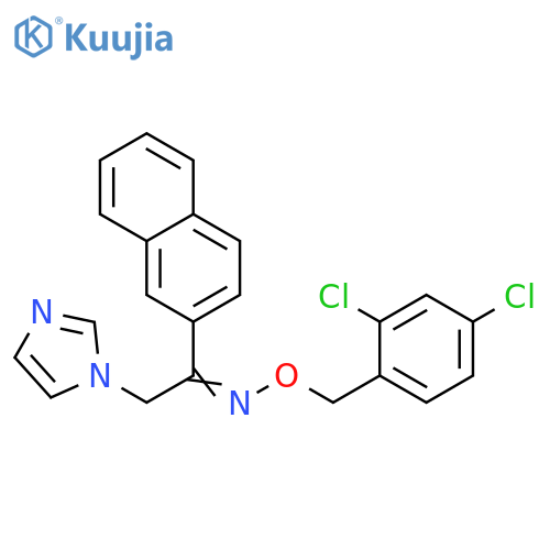 Ethanone, 2-(1H-imidazol-1-yl)-1-(2-naphthalenyl)-,O-[(2,4-dichlorophenyl)methyl]oxime structure