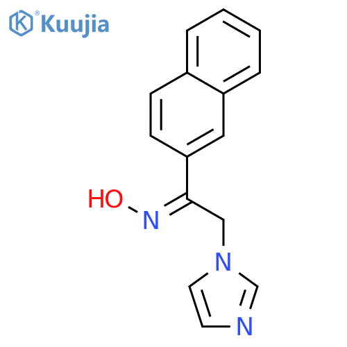 Ethanone, 2-(1H-imidazol-1-yl)-1-(2-naphthalenyl)-, oxime structure