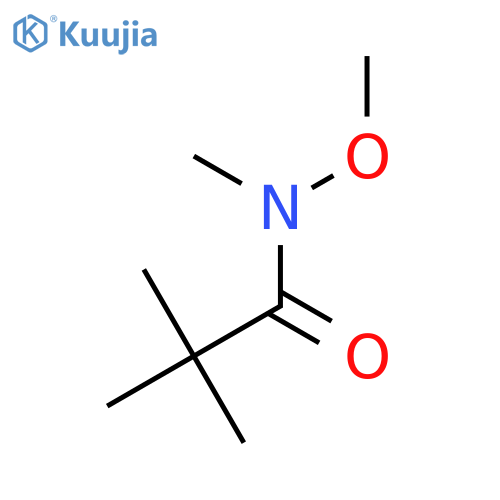 N-methoxy-N,2,2-trimethylpropanamide structure