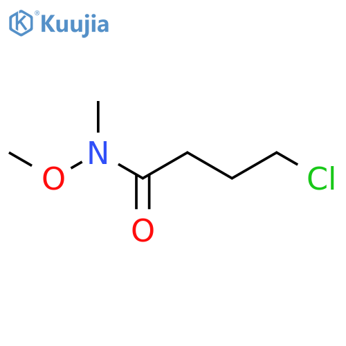 4-chloro-N-methoxy-N-methylbutanamide structure