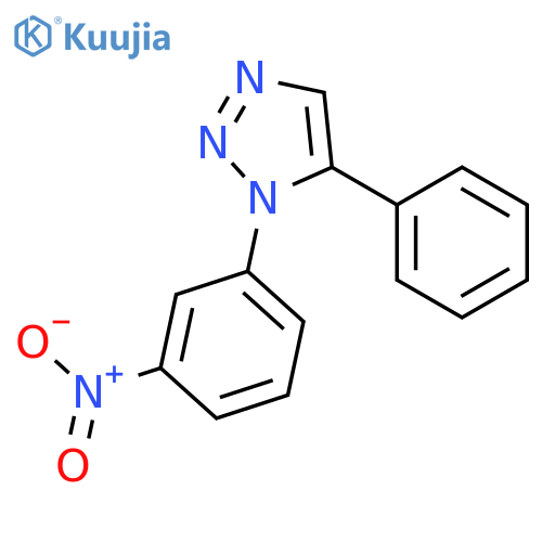 1H-1,2,3-TRIAZOLE, 1-(3-NITROPHENYL)-5-PHENYL- structure