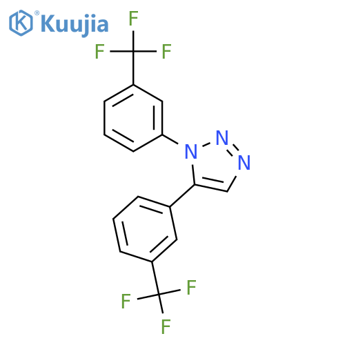 1H-1,2,3-Triazole, 1,5-bis[3-(trifluoromethyl)phenyl]- structure