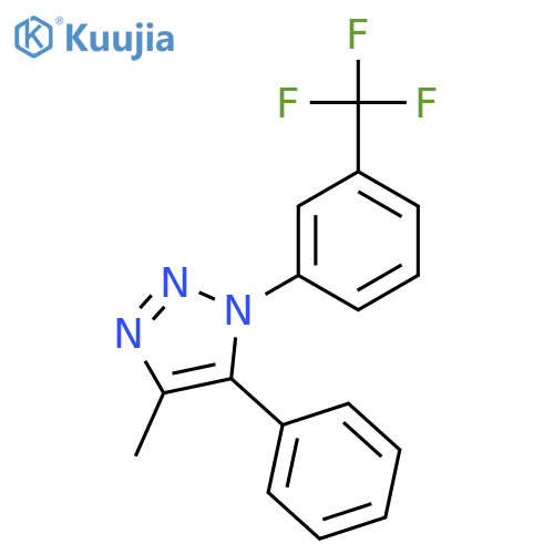 1H-1,2,3-Triazole, 4-methyl-5-phenyl-1-[3-(trifluoromethyl)phenyl]- structure