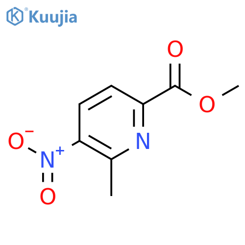 methyl 6-methyl-5-nitropyridine-2-carboxylate structure