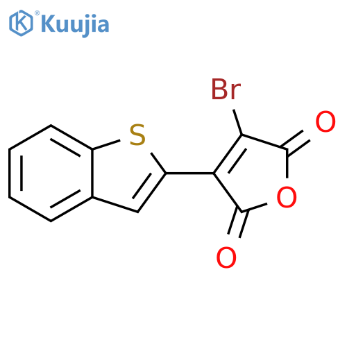 2,5-Furandione, 3-benzo[b]thien-2-yl-4-bromo- structure