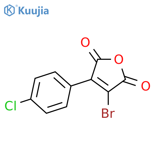 2,5-Furandione, 3-bromo-4-(4-chlorophenyl)- structure