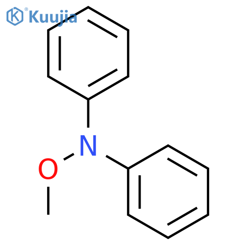 BENZENAMINE, N-METHOXY-N-PHENYL- structure