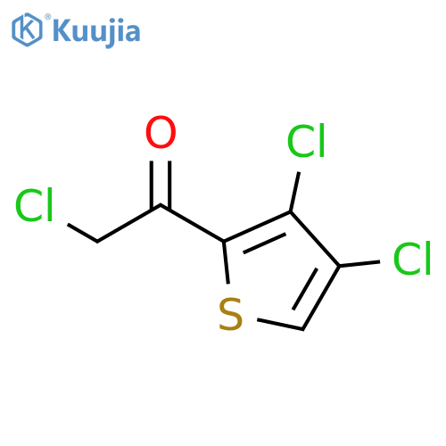 Ethanone, 2-chloro-1-(3,4-dichloro-2-thienyl)- structure