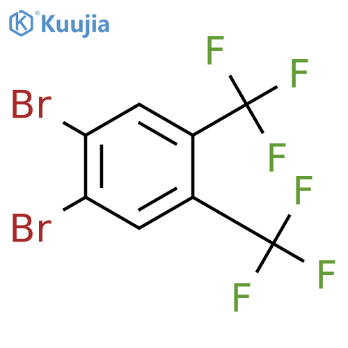 Benzene, 1,2-dibromo-4,5-bis(trifluoromethyl)- structure