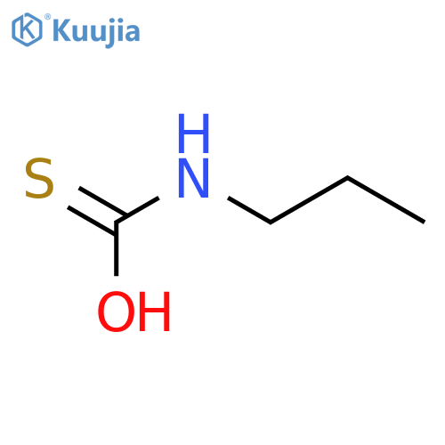 CARBAMOTHIOIC ACID, PROPYL- structure