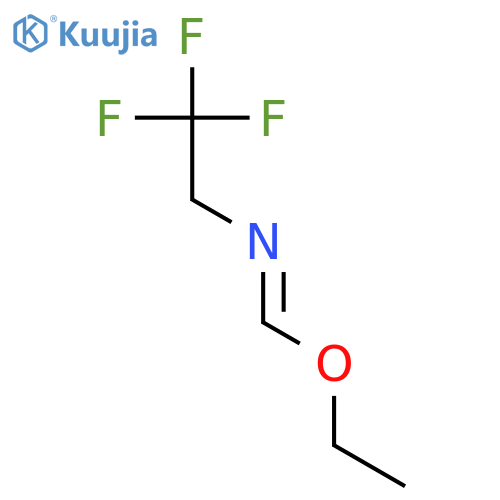 METHANIMIDIC ACID, N-(2,2,2-TRIFLUOROETHYL)-, ETHYL ESTER structure