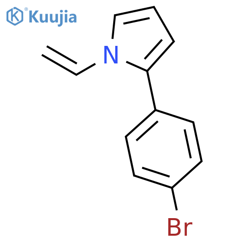 1H-Pyrrole, 2-(4-bromophenyl)-1-ethenyl- structure