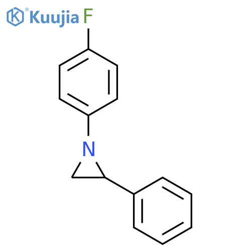Aziridine, 1-(4-fluorophenyl)-2-phenyl- structure