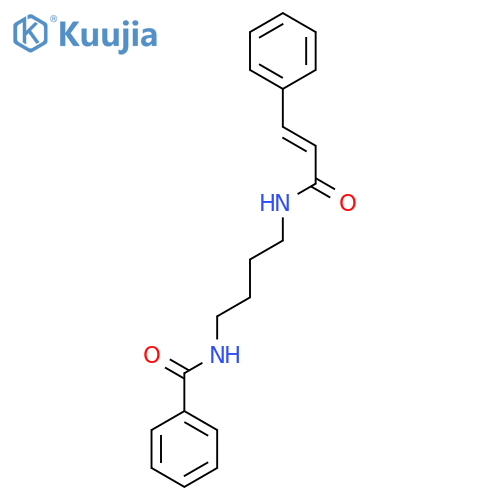 Benzamide,N-[4-[[(2E)-1-oxo-3-phenyl-2-propen-1-yl]amino]butyl]- structure