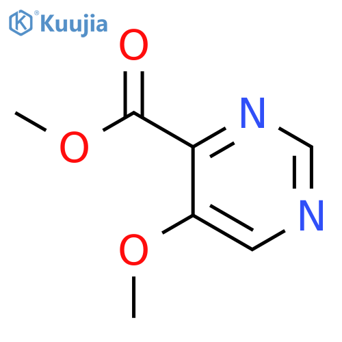 methyl 5-methoxypyrimidine-4-carboxylate structure