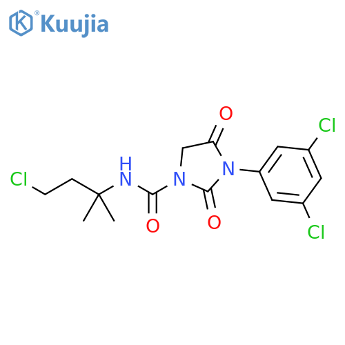 1-Imidazolidinecarboxamide,N-(3-chloro-1,1-dimethylpropyl)-3-(3,5-dichlorophenyl)-2,4-dioxo- structure