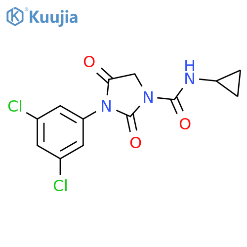 1-Imidazolidinecarboxamide,N-cyclopropyl-3-(3,5-dichlorophenyl)-2,4-dioxo- structure
