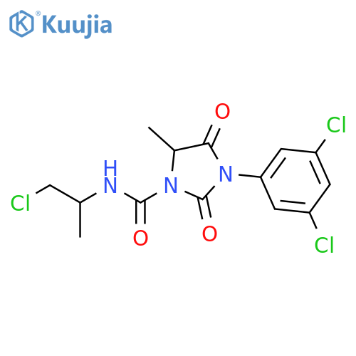 1-Imidazolidinecarboxamide,N-(2-chloro-1-methylethyl)-3-(3,5-dichlorophenyl)-5-methyl-2,4-dioxo- structure